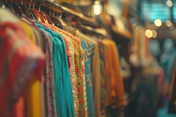 Vibrant display of various ethnic attire