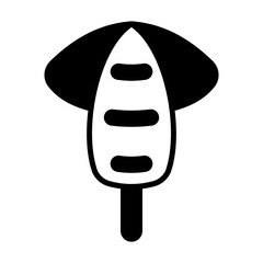 Grilled Squid Solid Black