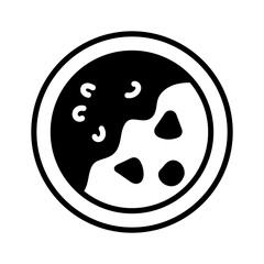 Fototapeta premium Curry Rice Solid Black