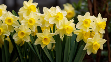 Obraz premium bunch flowered daffodil