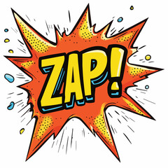 Vector of Comic book retro sound effects