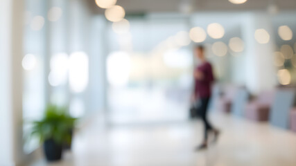 Blurred train station street outdoor background. Generative AI