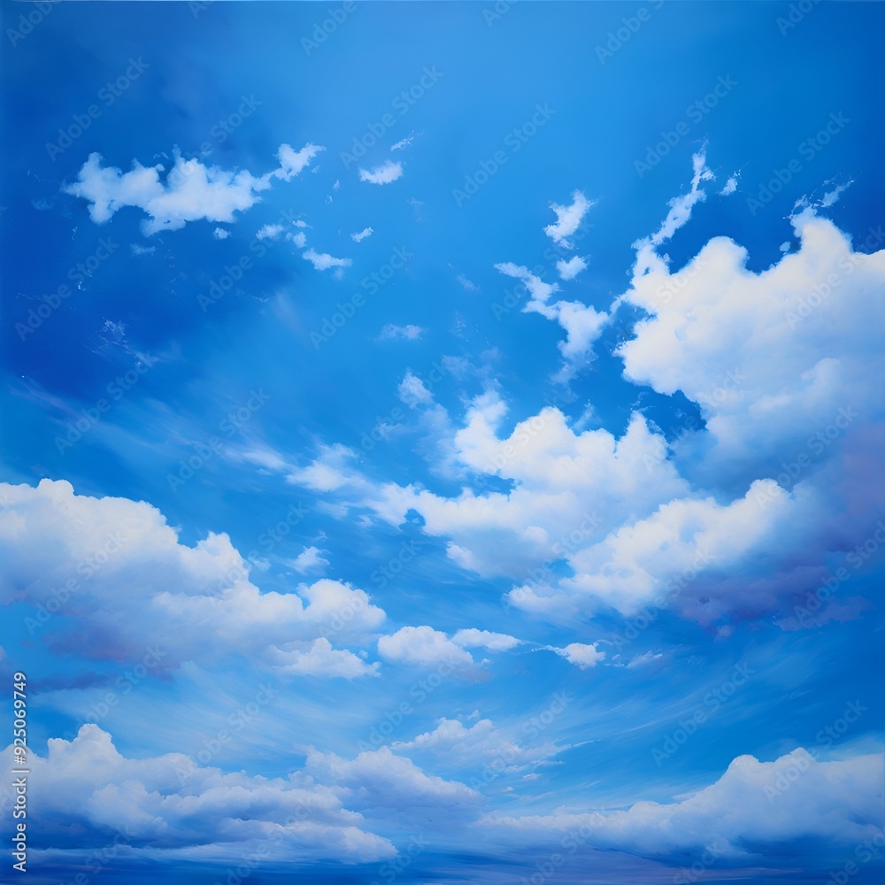 Canvas Prints blue sky with clouds