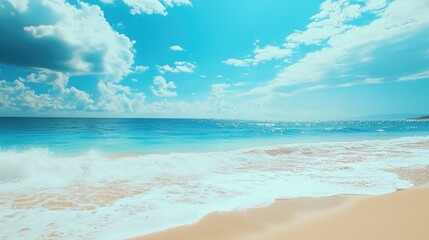 Fototapeta premium beautiful summer beach backgrounds concept