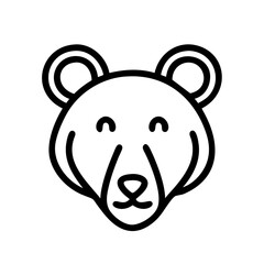 Adorable Bear Icons for Nature and Wildlife Themes