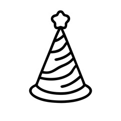 Party hat icons bring a sense of fun and celebration to any event. Ideal for children’s parties and festive occasions, these designs add a playful touch and spread cheer.