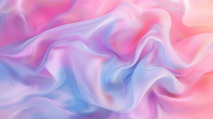 Obraz premium A pink and blue fabric with a wave pattern