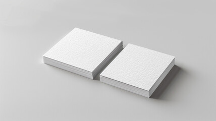 blank white book cover mockups isolated on white background