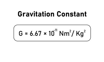 The universal gravitation constant value in physics.