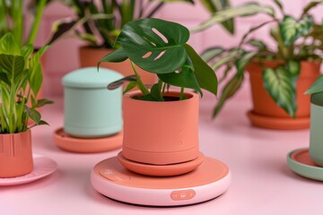 Smart Indoor Plant Pot with Automatic Watering System