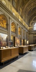 Interior of the Palace of Versailles, France