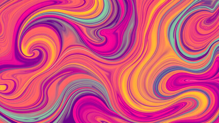 Obraz premium Abstract Fluid Dynamics Background with Space for Text. Generative AI