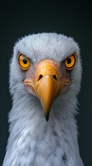 Naklejka premium Close-up Photography of Egyptian Vulture Face