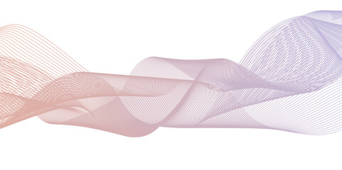 Abstract blend wave lines and technology background. Background lines wave abstract stripe design. White background, mesh abstract, vector gradient line soft blend.