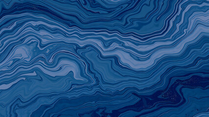 Fototapeta premium Abstract Marble Swirl Background with Space for Text. Generative AI