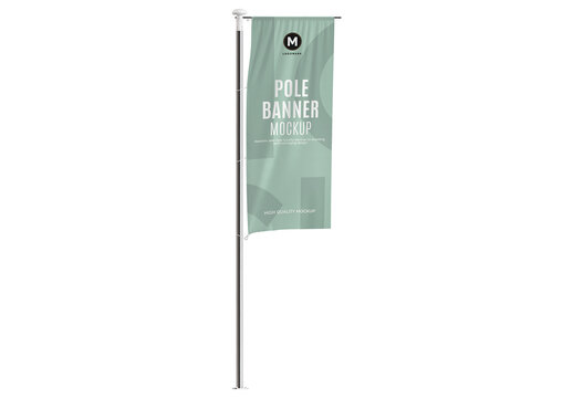 Pole Banner Mockup