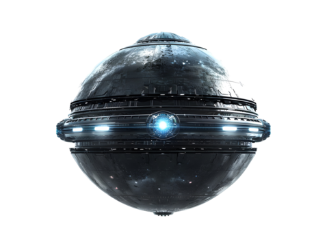 UFO, UAP inform a sphere, Unidentified Flying Object , Unidentified Aerial Phenomena, Strange objects may come from outer space or contain unexpected technology