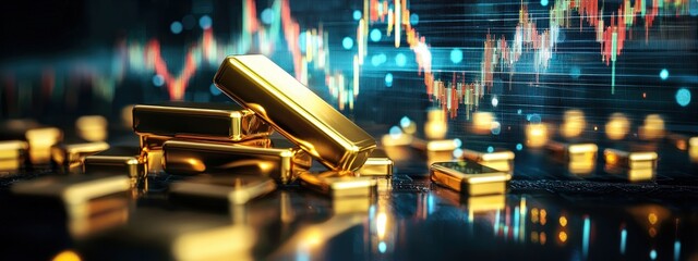 Price graphs lagging after gold bars that are ascending like rockets