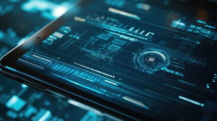 Obraz premium Close-up of a smartphone screen, showing a digital communication platform.