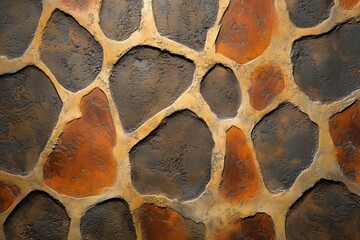 Fototapeta premium Textured background featuring unique patterns in earthy tones