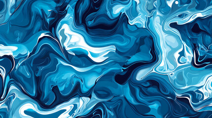 Obraz premium Wavy Blue Sea Texture