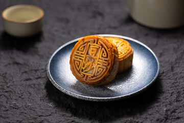 Chinese tradition culture moon cake
