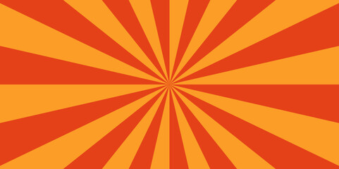 orange sunburst background