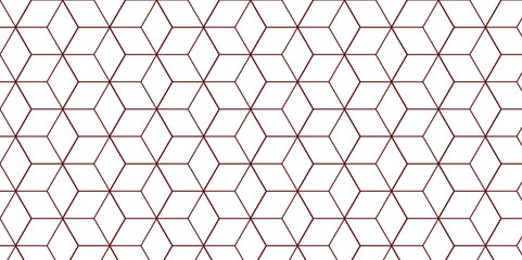 Naklejka premium Abstract diamond style minimal hexagon type blank cubic. Geometric pattern illustration mosaic, square and triangle wallpaper. 