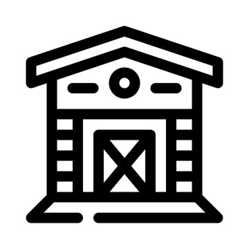 recommend clip art: farmhouse line icon
