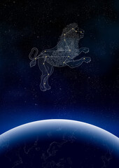 宙を駆ける獅子座