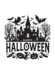 Halloween vector art illustrations.