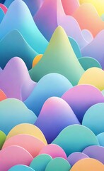 colorful background with waves