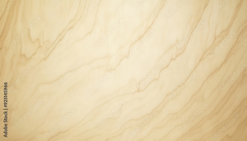 Poster Light Maple Wood Texture Background with a Smooth Matte Finish and Subtle Grain Patterns