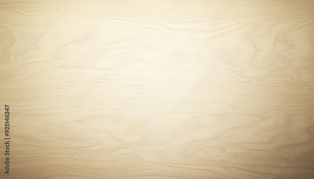 Poster Light Maple Wood Texture Background with a Smooth Matte Finish and Subtle Grain Patterns