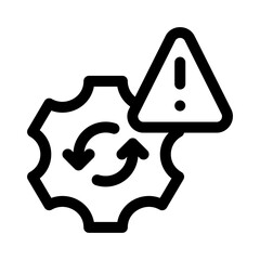 data recovery line icon