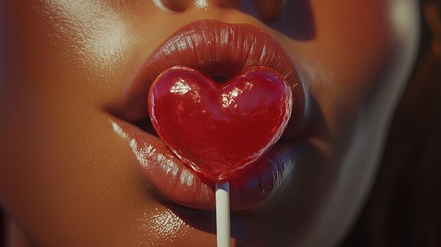 heart shaped lollipop