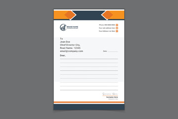 letterhead template design