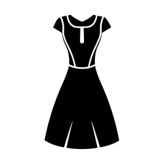 Shift Dress isolated on white, Shift Dress vector illustration, Dress   vector art, shark silhouette, shark vector icon, shark  line art, eps