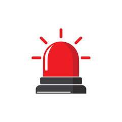 Firefighter icon flat design