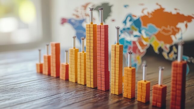 Bar graph comparing lung cancer death rates across different countries, with a visual emphasis on smoking prevalence and its correlation with mortality