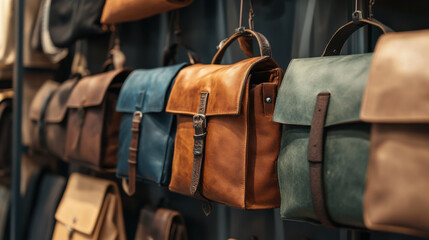 Eco-friendly leather alternative products showcased at a sustainable fashion event