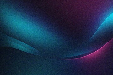 black color gradient background blurred blue neon color flow, grainy texture effect, futuristic banner design