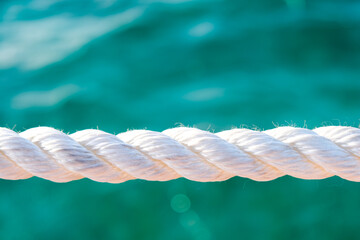 White Rope over Caribbean Sea