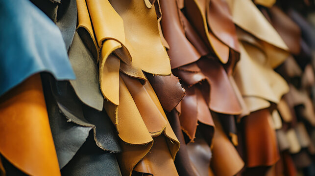 Environmentally conscious leather industry practices, focusing on reduced waste and emissions