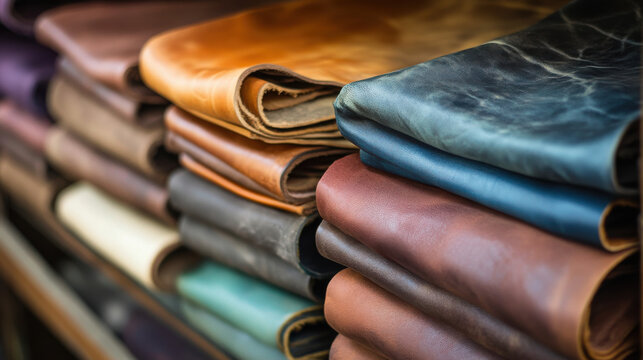 Environmentally conscious leather industry practices, focusing on reduced waste and emissions