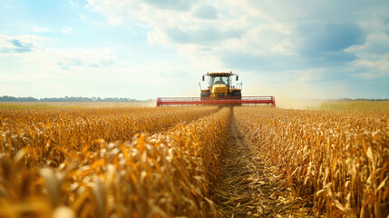 Obraz premium Export technology in Argentina: Agricultural machinery and biofuel technology,
