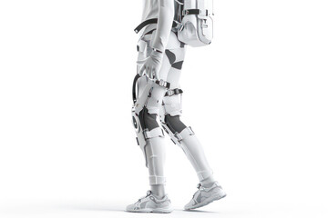 Powered Exoskeleton Worn by Person Aiding in Rehabilitation Emphasizing Advanced Features and Supportive Technology
