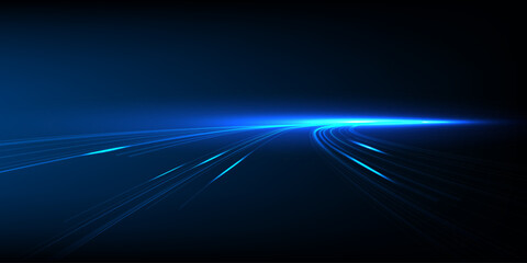 High speed line movement design. Hi-tech. Abstract technology background. Vector illustration.