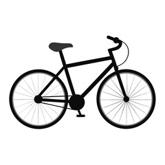 Bicycle logo silhouette vector illustration. Generative AI