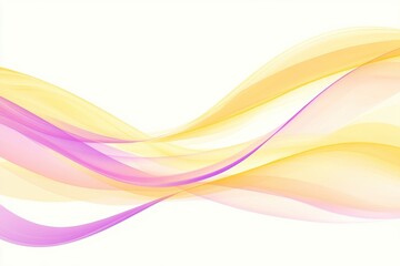 Fototapeta premium Elegant yellow purple abstract wave background